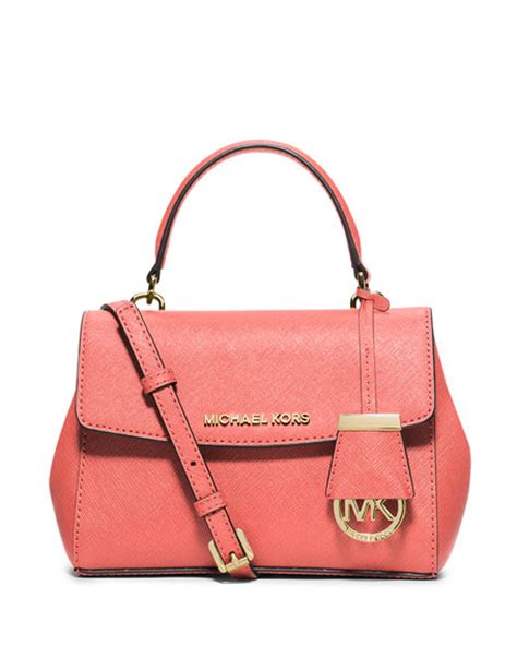 michael kors crossbody pink grapefruit|Pink Michael Kors Handbags .